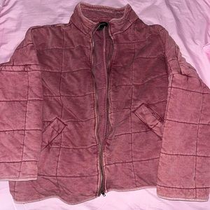 forever 21 pink quilted jacket